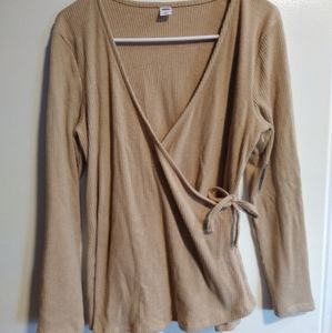 Soft wrap long sleeve shirt